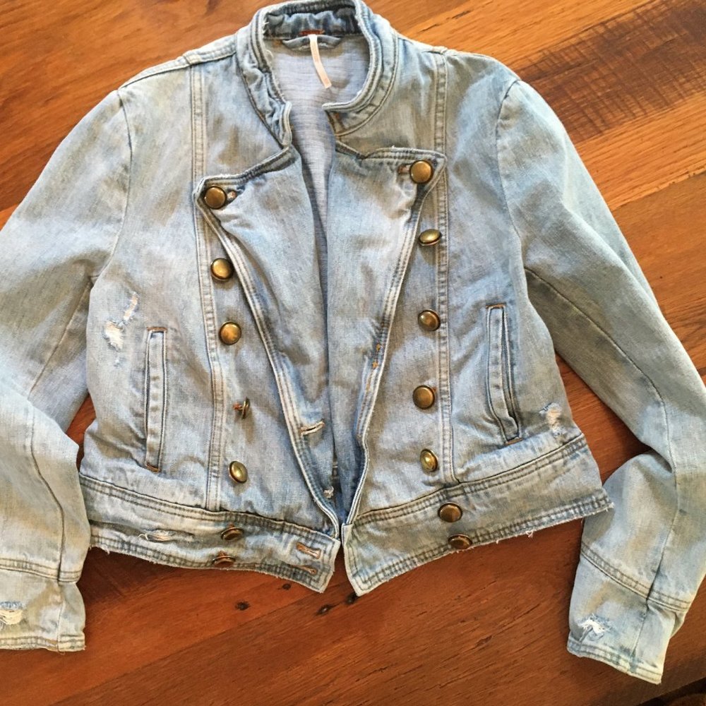 Free People Ferry Denim Jacket, XS